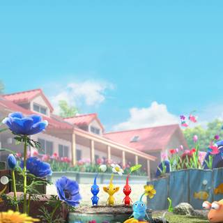 Pikmin iPhone wallpaper