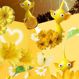 Pikmin iPhone wallpaper