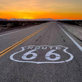 Route 66 iPhone wallpaper