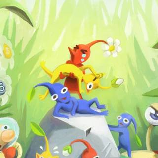 Pikmin iPhone wallpaper