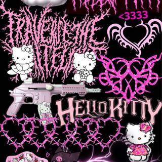 Halloween Hello Kitty Y2k wallpaper