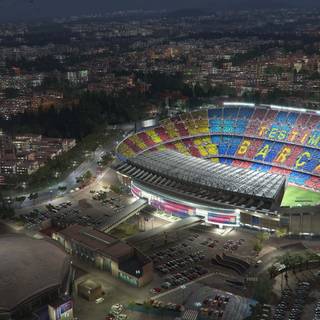 Camp Nou desktop wallpaper