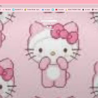 Y2k Hello Kitty desktop wallpaper