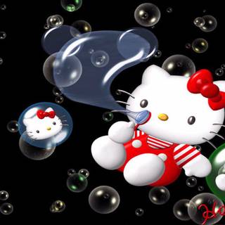 Y2k Hello Kitty desktop wallpaper