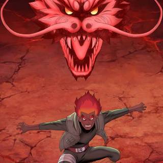 Might Guy mobile wallpaper