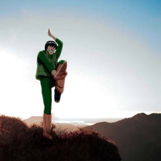 Might Guy mobile wallpaper