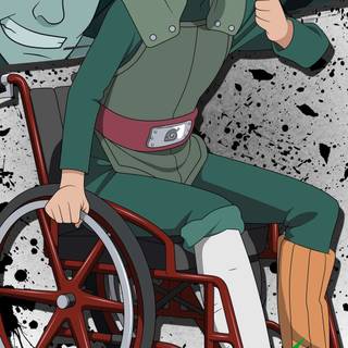 Might Guy mobile wallpaper