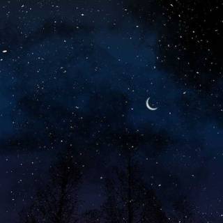 Mobile night sky wallpaper