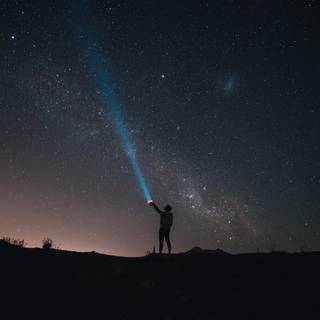 Mobile night sky wallpaper