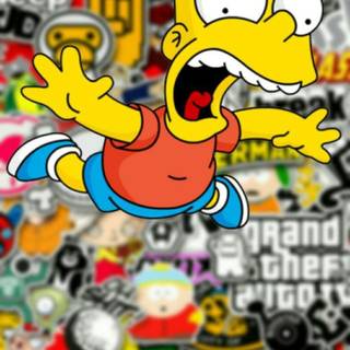Bart Simpson mobile wallpaper