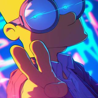 Bart Simpson mobile wallpaper