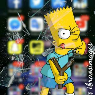 Bart Simpson mobile wallpaper