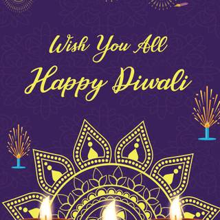Happy Diwali mobile wallpaper
