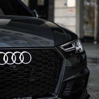 Audi logo mobile wallpaper