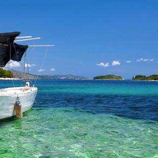 Summer boats wallpaper