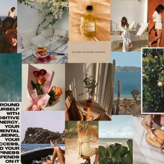 Moodboard summer wallpaper
