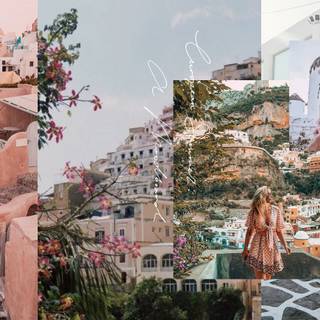 Moodboard summer wallpaper
