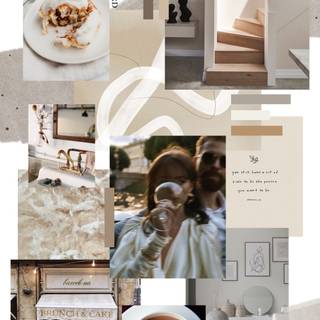 Moodboard summer wallpaper