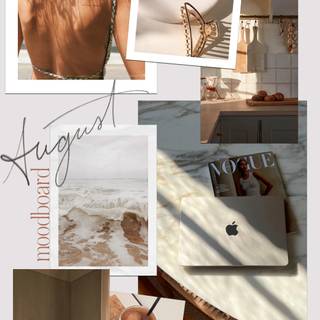 Moodboard summer wallpaper