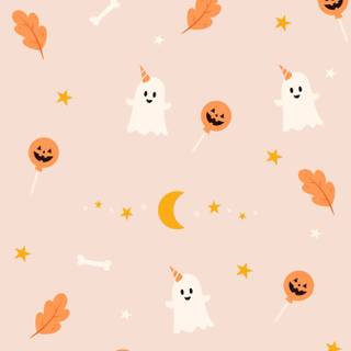 Halloween pumpkin ghost wallpaper