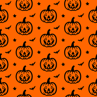 Halloween vector pattern wallpaper