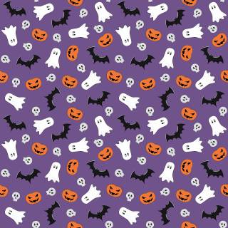 Halloween vector pattern wallpaper