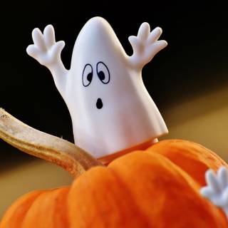 Halloween pumpkin ghost wallpaper