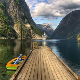 Summer boat lake 2560x1600 wallpaper