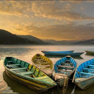 Summer boat lake 2560x1600 wallpaper