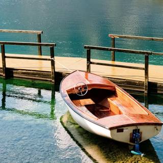 Summer boat lake 2560x1600 wallpaper