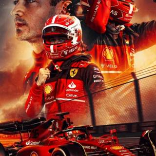 Charles Leclerc Ferrari wallpaper