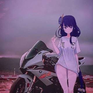 Anime moto wallpaper
