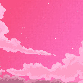 Pixel art pink wallpaper