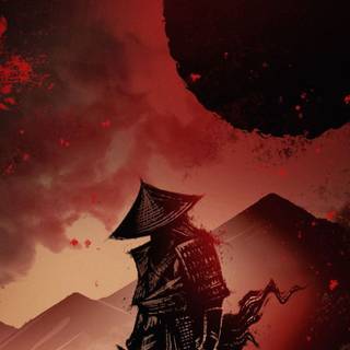 Animated samurai wallpaper
