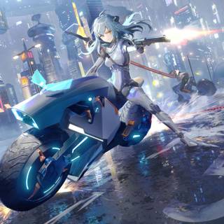 Anime moto wallpaper