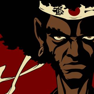 Animated samurai wallpaper