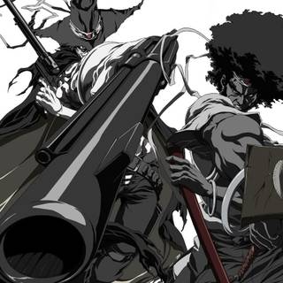 Animated samurai wallpaper