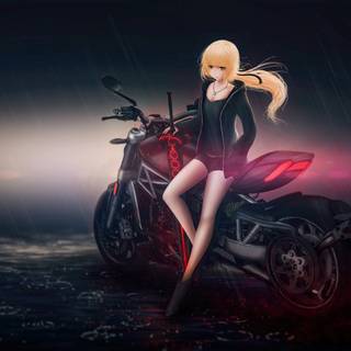 Anime moto wallpaper