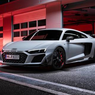 Audi R8 V10 Plus iPhone 15 Pro Max wallpaper