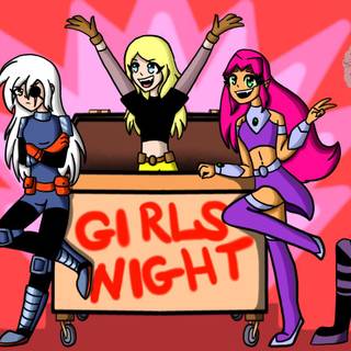 Jinx Teen Titans desktop wallpaper