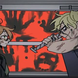 School Bus Graveyard desktop wallpaper