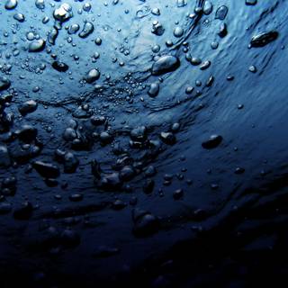 Dark blue water wallpaper