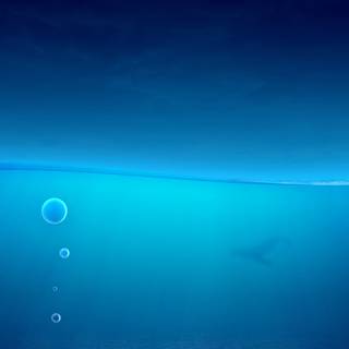 Dark blue water wallpaper
