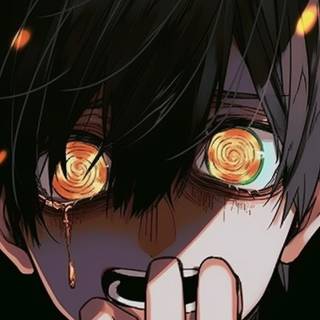 Creepy anime boy wallpaper