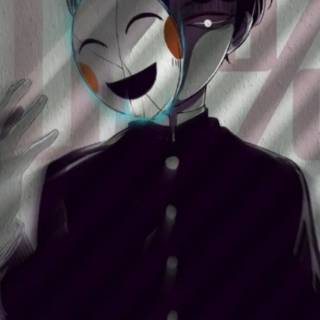Creepy anime boy wallpaper