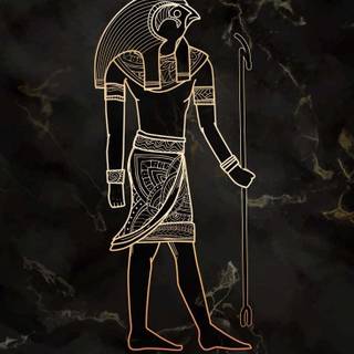 Egyptian symbols wallpaper