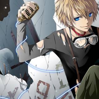 Creepy anime boy wallpaper