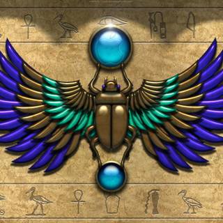 Egyptian symbols wallpaper