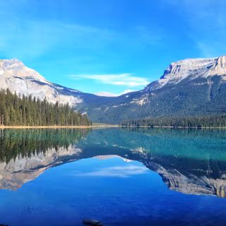 Alpine lake wallpaper