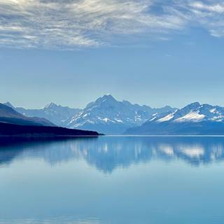 Alpine lake wallpaper